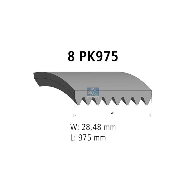 تسمه چندشیار (پلی‌وی) 2.21059 DIESEL TECHNIC
